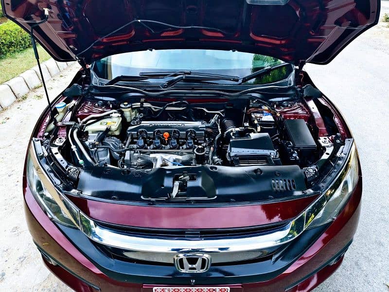 HONDA CIVIC (X) VTI OREAL PROSMATIC(UG) 2018 (B2B) ORIGINAL MAROON CLR 8