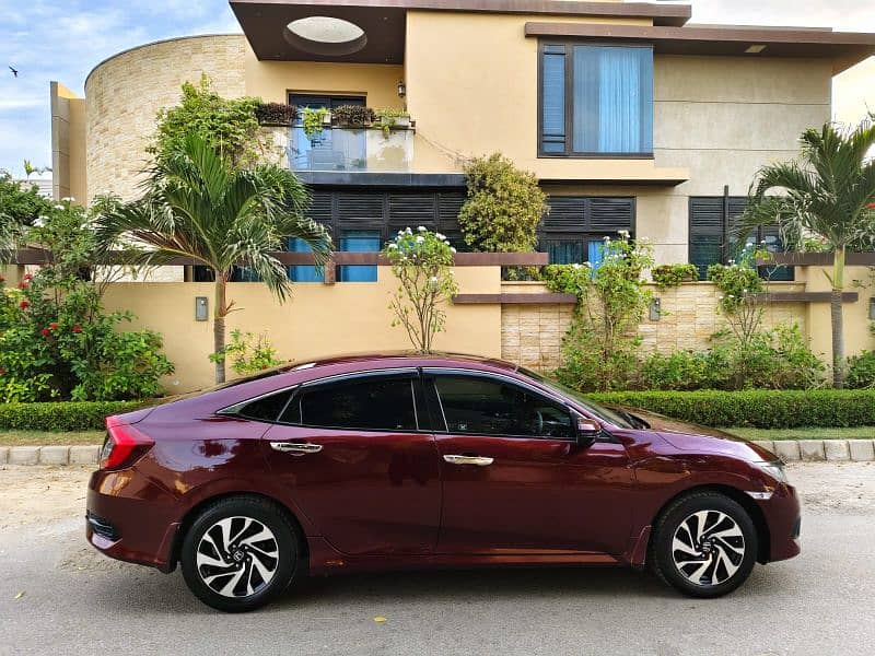 HONDA CIVIC (X) VTI OREAL PROSMATIC(UG) 2018 (B2B) ORIGINAL MAROON CLR 10