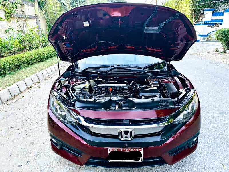 HONDA CIVIC (X) VTI OREAL PROSMATIC(UG) 2018 (B2B) ORIGINAL MAROON CLR 12