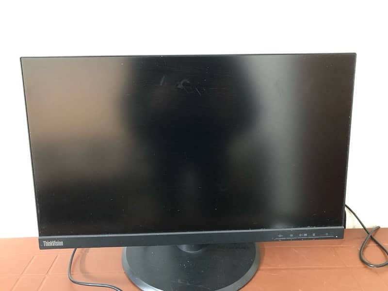 Lenovo s22e 75Hz monitor with hydraulic stand 0