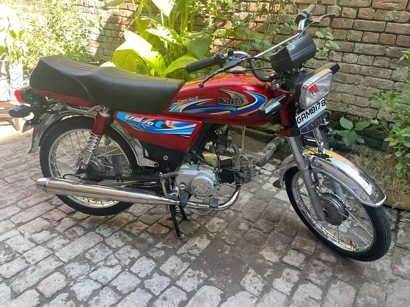 United 70cc (2019 model) red colour all clear 5