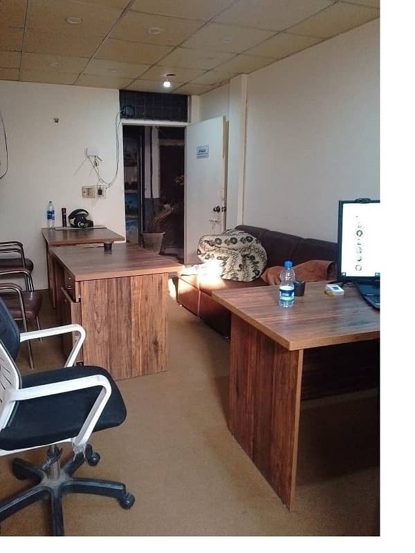 Fully Furnished Area 230 Square Feet Office Available For Rent Real Pictures In Main Boulevard Road Gulberg 3 Lahore 0