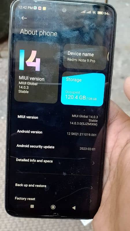 Redmi note 9 pro life time PTA approve exchange possible 1