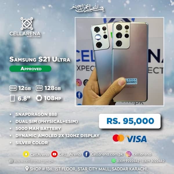 Cellarena Samsung S21 Ultra Approved 0