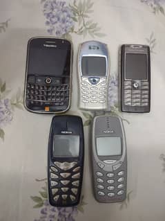 Nokia 3310 ,3510, Sony Ericsson T630 Sony Ericsson T68i,Black berry