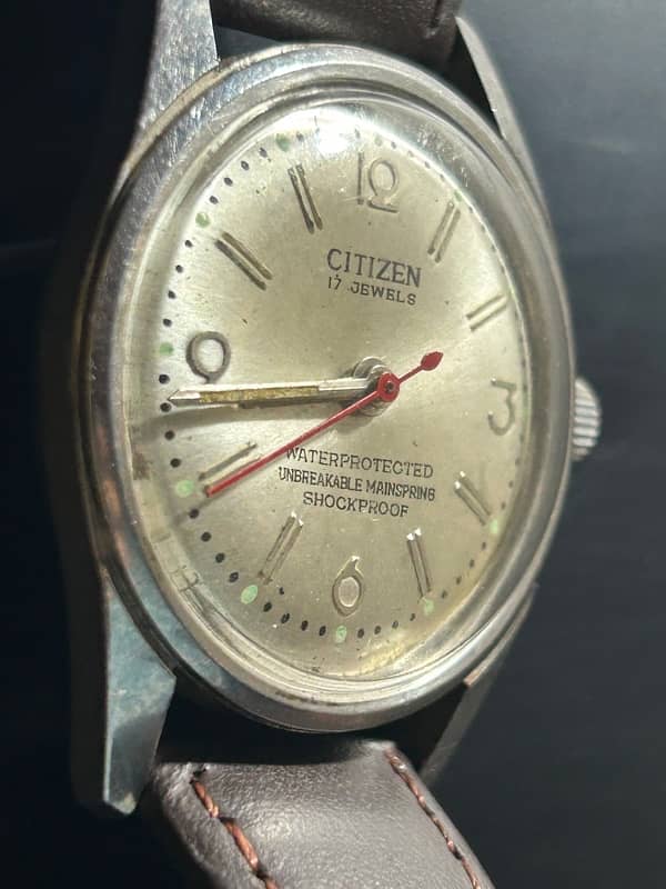 Citizen vintage watch hand-winding 3