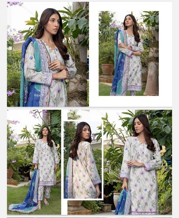 Alisha Identic 03 Piece Printed Midsummer Collection 2024 For Women 1