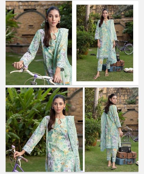 Alisha Identic 03 Piece Printed Midsummer Collection 2024 For Women 6