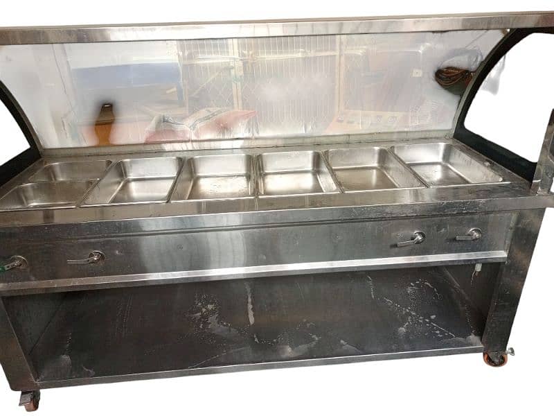 restaurant equipment for sale . Bain marie counter 1