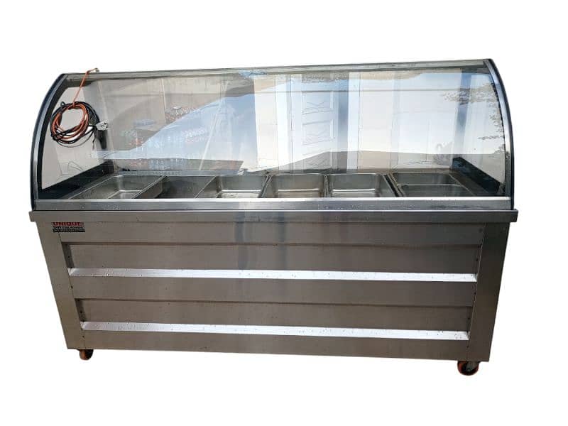 restaurant equipment for sale . Bain marie counter 6