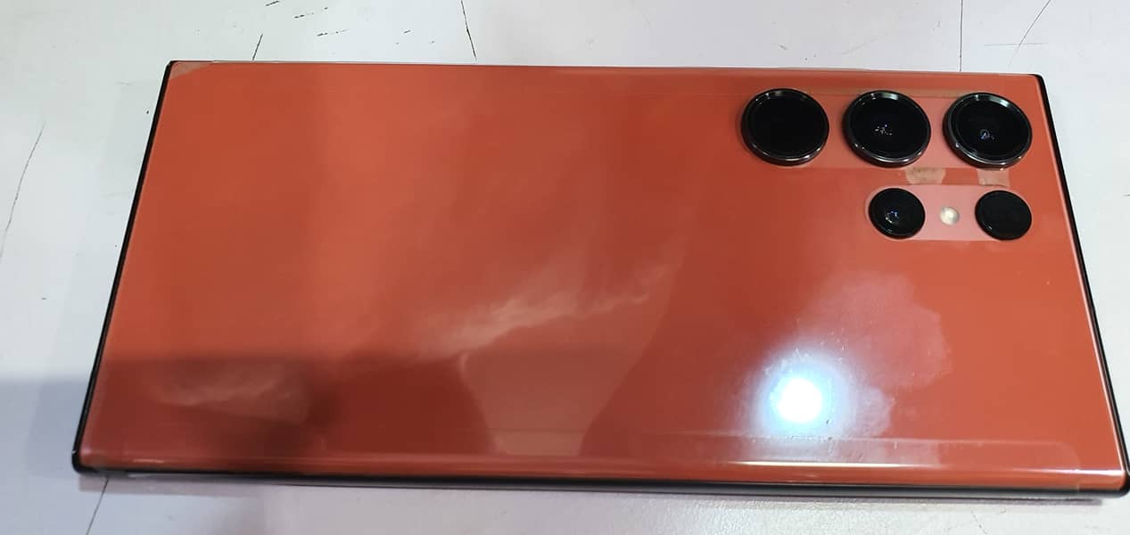 S23 Ultra ORANGE BACK COVER American Model 1