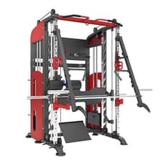 Functional Trainer with smith and Gym Bench preachure and legs