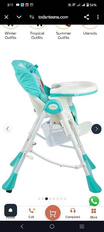 high chair / kids dinning chair / feeding chair with box 1