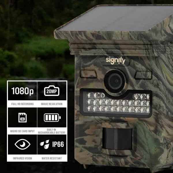 Signify Wildlife Camera with Solar Power - 20776 3