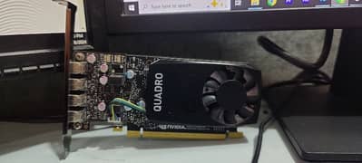 Nvidia Quadro P600 2GB With Mini Dp to VGA Converter