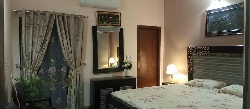 Furnished Room . Ac LED Bed Good Location 3