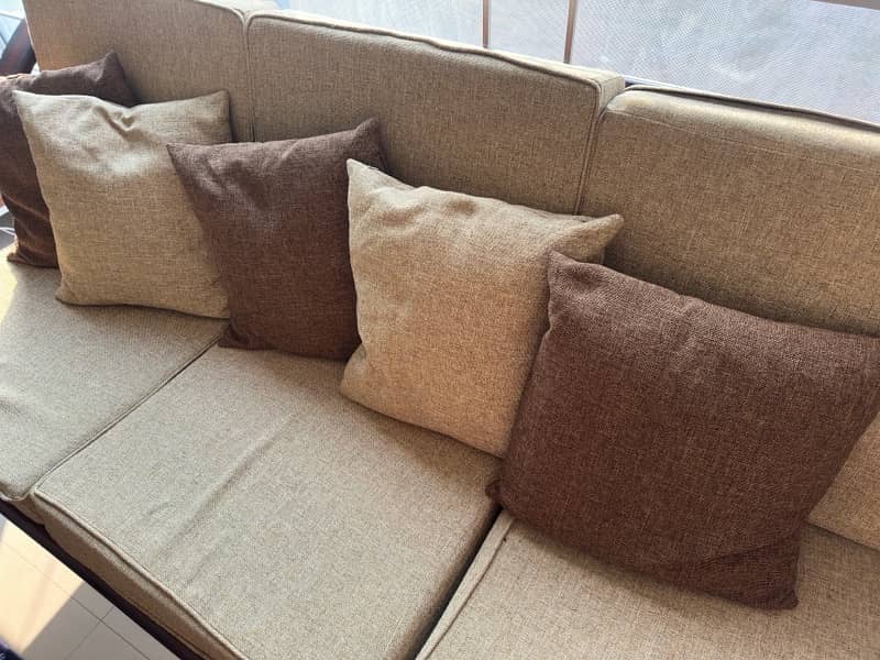 3 seater + 2 single seater sofa set 0