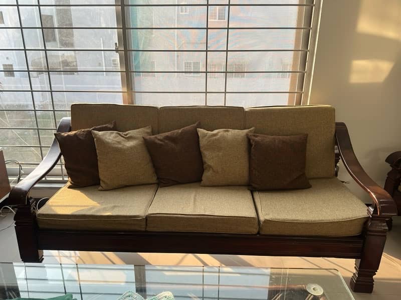 3 seater + 2 single seater sofa set 5