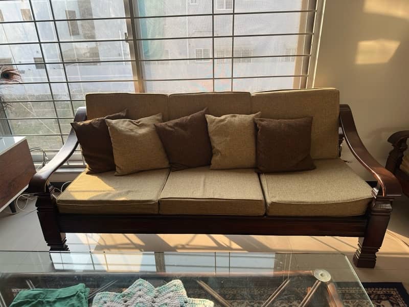 3 seater + 2 single seater sofa set 7