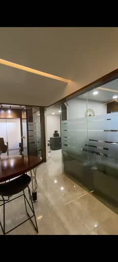 Defence DHA phase 5 badar commercial fully furnished office available for rent