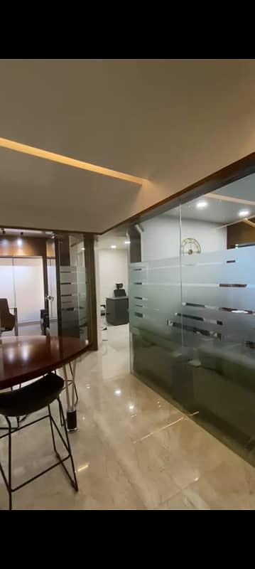 Defence DHA phase 5 badar commercial fully furnished office available for rent 6