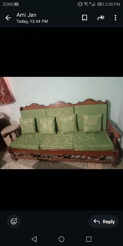 wood sofa 0