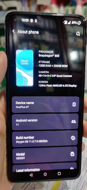 one plus 8t 12gb 256gb 3