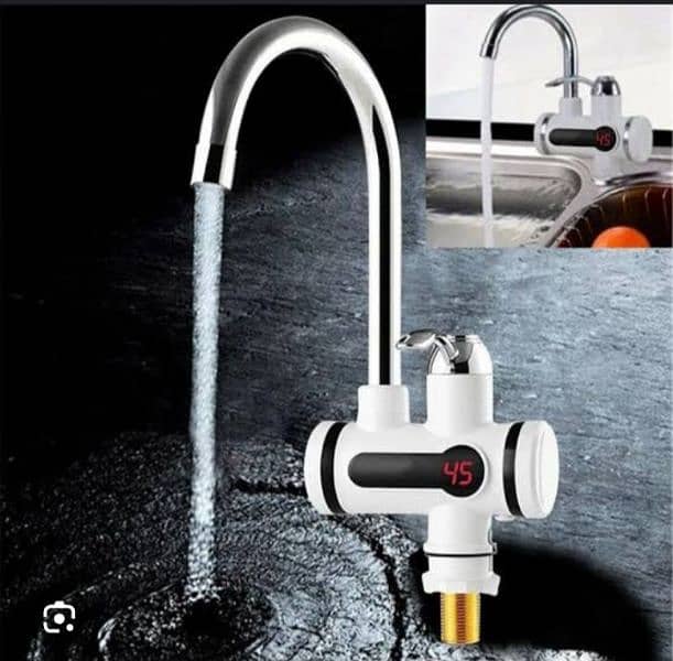 Electric water heater tap geyserTwo in one hot 2