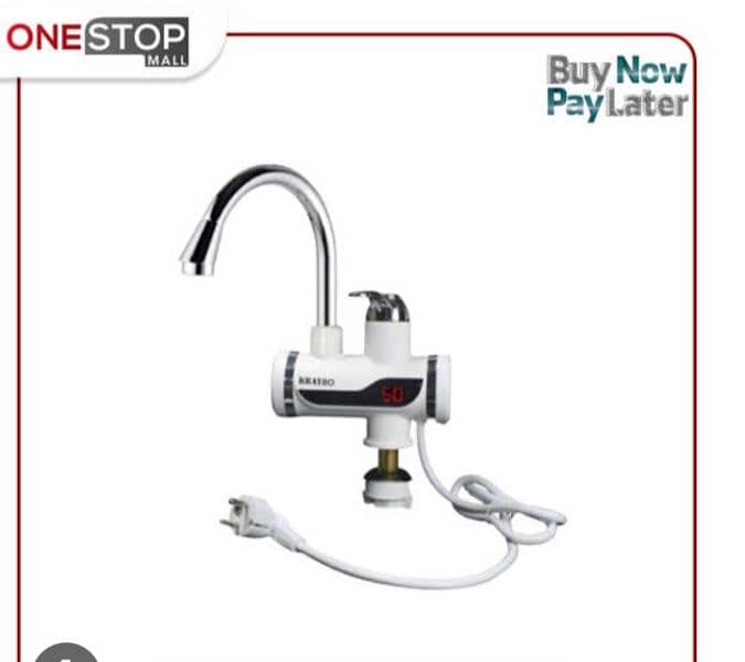 Electric water heater tap geyserTwo in one hot 3