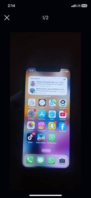 iphone x 64gb white pta approved health 89 1