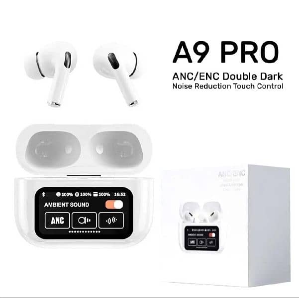 Airpods A9 Pro Buzzer App ANC 100% Original 0