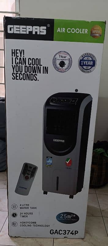 Geepas Air Cooler with remote/ Urgent moving out Sale! 1