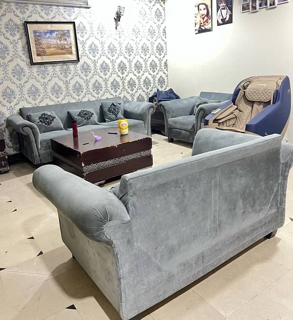 6 seater sofa set in good condition , Lahore 2