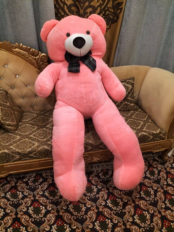 Teddy Bear Big Size 5 feet Pink Colour 0