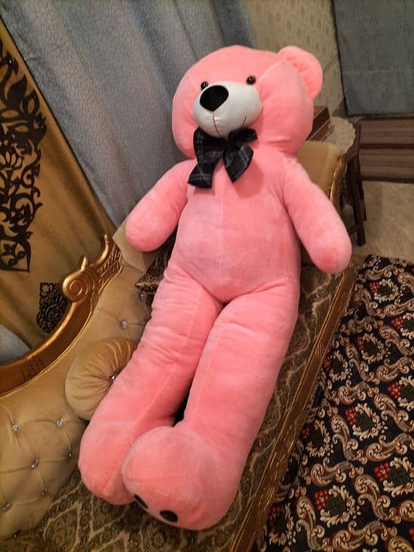 Teddy Bear Big Size 5 feet Pink Colour 3