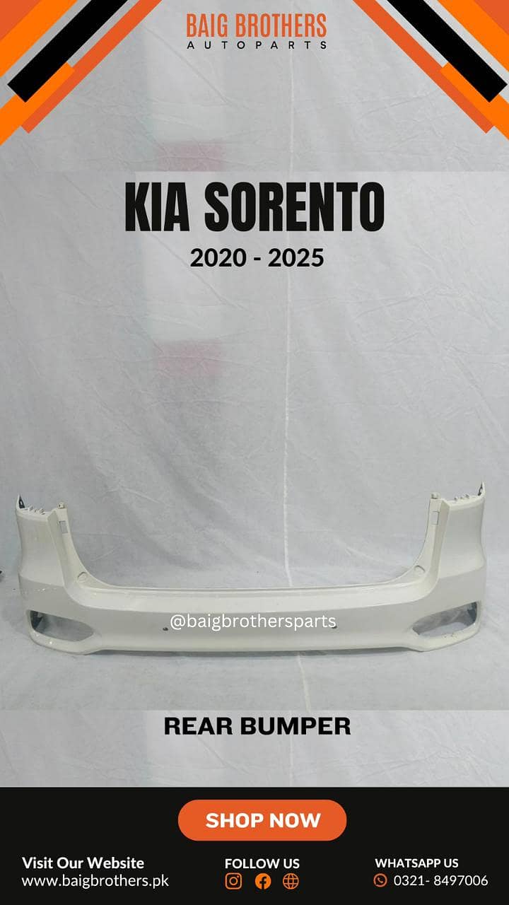 City Civic Kia Sportage Picanto HS H6 Bumper Digi Fender Heater Parts. 6