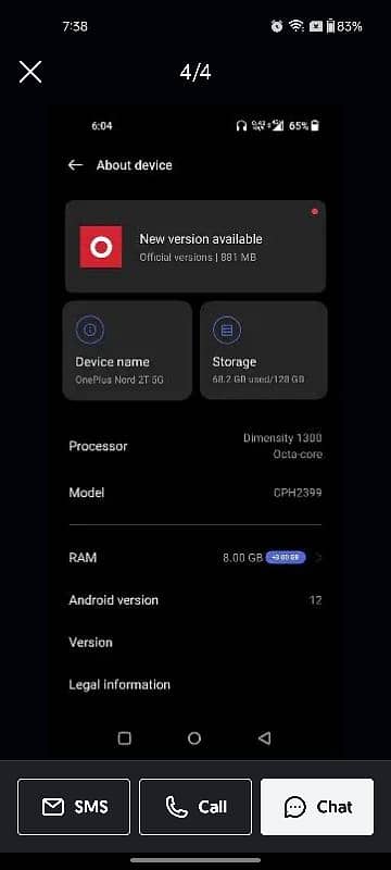 OnePlus Nord 2t 5 g 128 gb 2