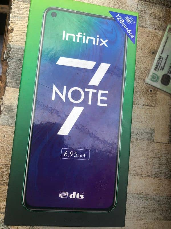 Infinix note7 6/128 PTA Approved 6