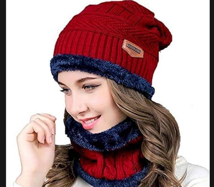 winter set ,neck warmer and head cover . 0