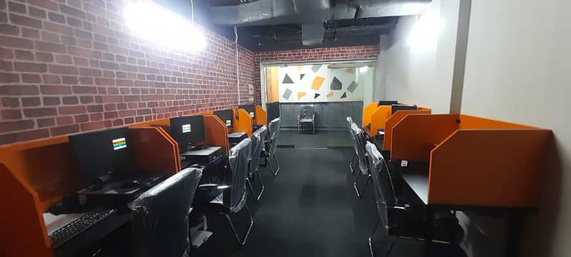 Furnished Office for rent in model town link road with 900 squarefeet cover area 6