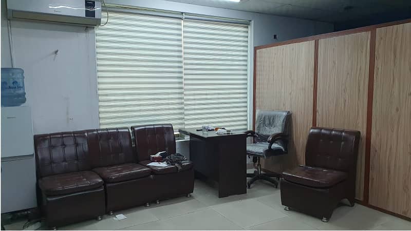 Fully Furnished Area 350 Square Feet Office Available For Rent Real Pictures in Main Boulevard Road Gulberg 3 Lahore 6