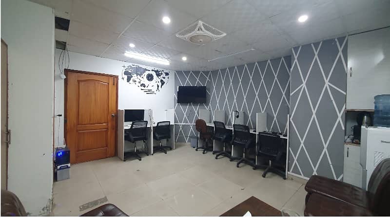 Fully Furnished Area 350 Square Feet Office Available For Rent Real Pictures in Main Boulevard Road Gulberg 3 Lahore 7