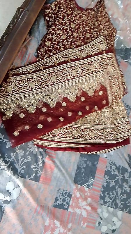 wedding dress with dupatta sharara ND shirt 11