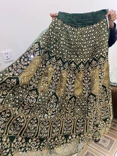 green lehnga