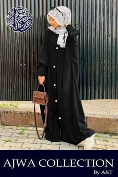 ABAYA ARRIVAL*  Kaaj Button Turkish Style Long Flare Abaya