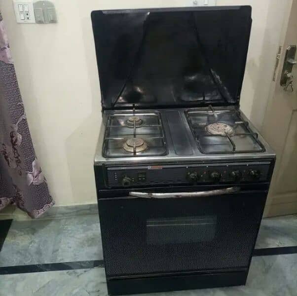 Stove Reliable 3-Burner Gas with Built-in Oven 0