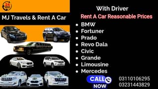 Rent a Car Peshwar, Vigo with Security, With Driver, Altis/Civic/Honda