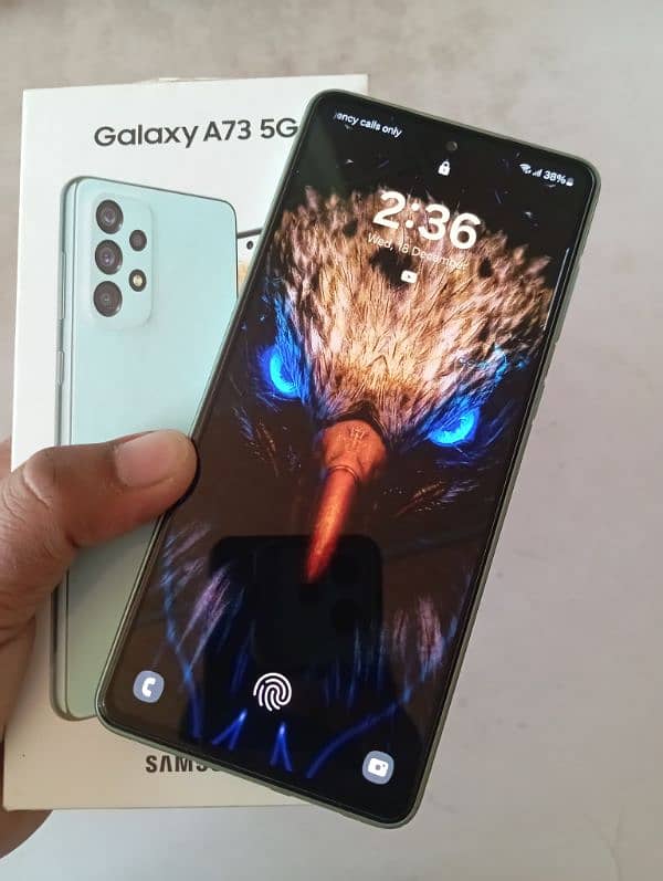 samsung A73 5g Non Pta 3 month use only 9 month warrenty lush conditin 1