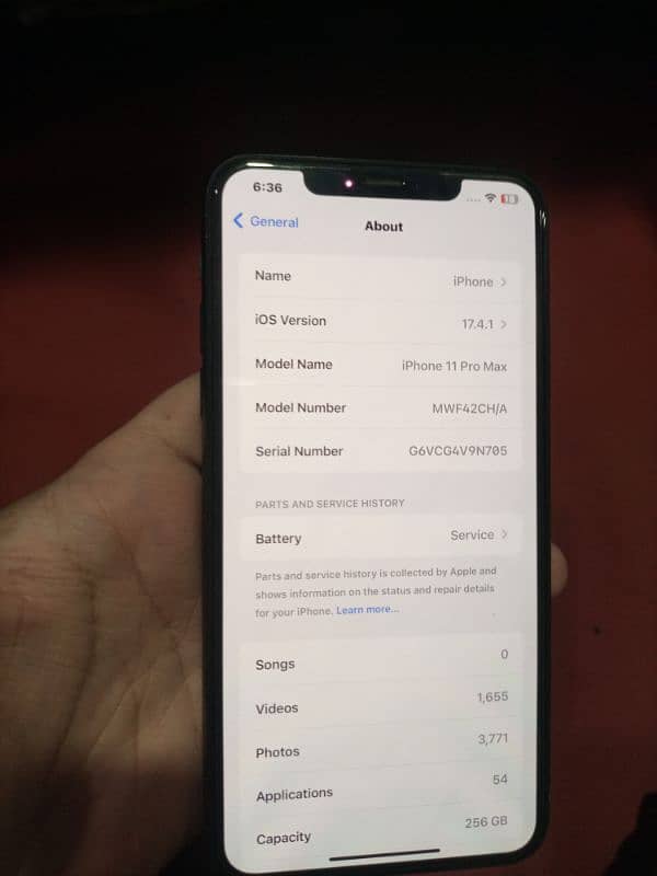 Iphone 11 Pro Max 256 GB 1