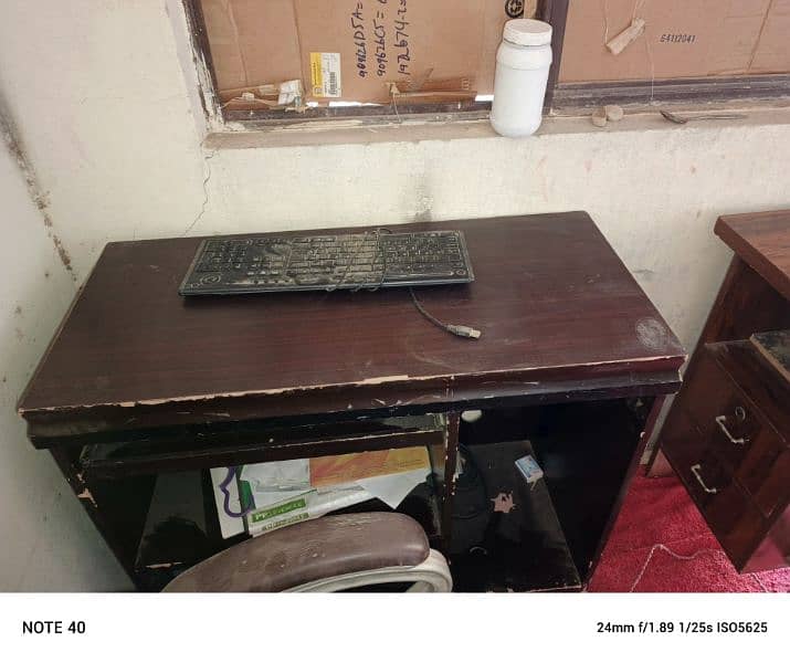 Main office table,Computer table,Office Chair 3